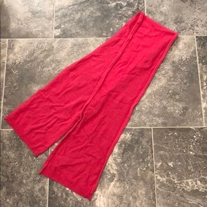 Pink cashmere scarf